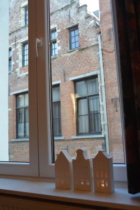 Hippe Studio In Historisch Gebouw In Oude Centrum Antverpy Exteriér fotografie